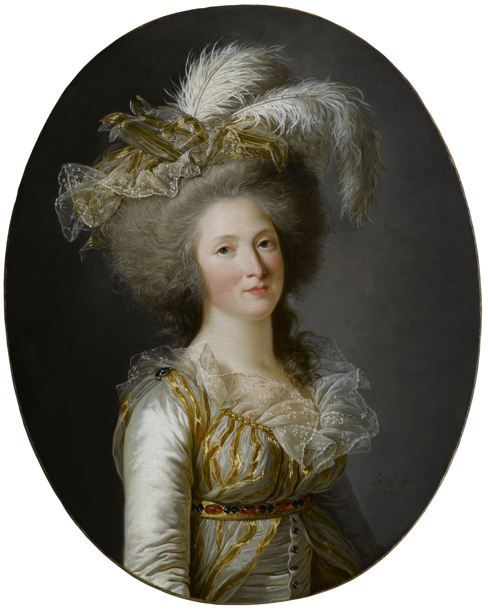 Elisabeth Filippiinien Marie Helene de Bourbon tekijältä Adelaide Labille Guiard