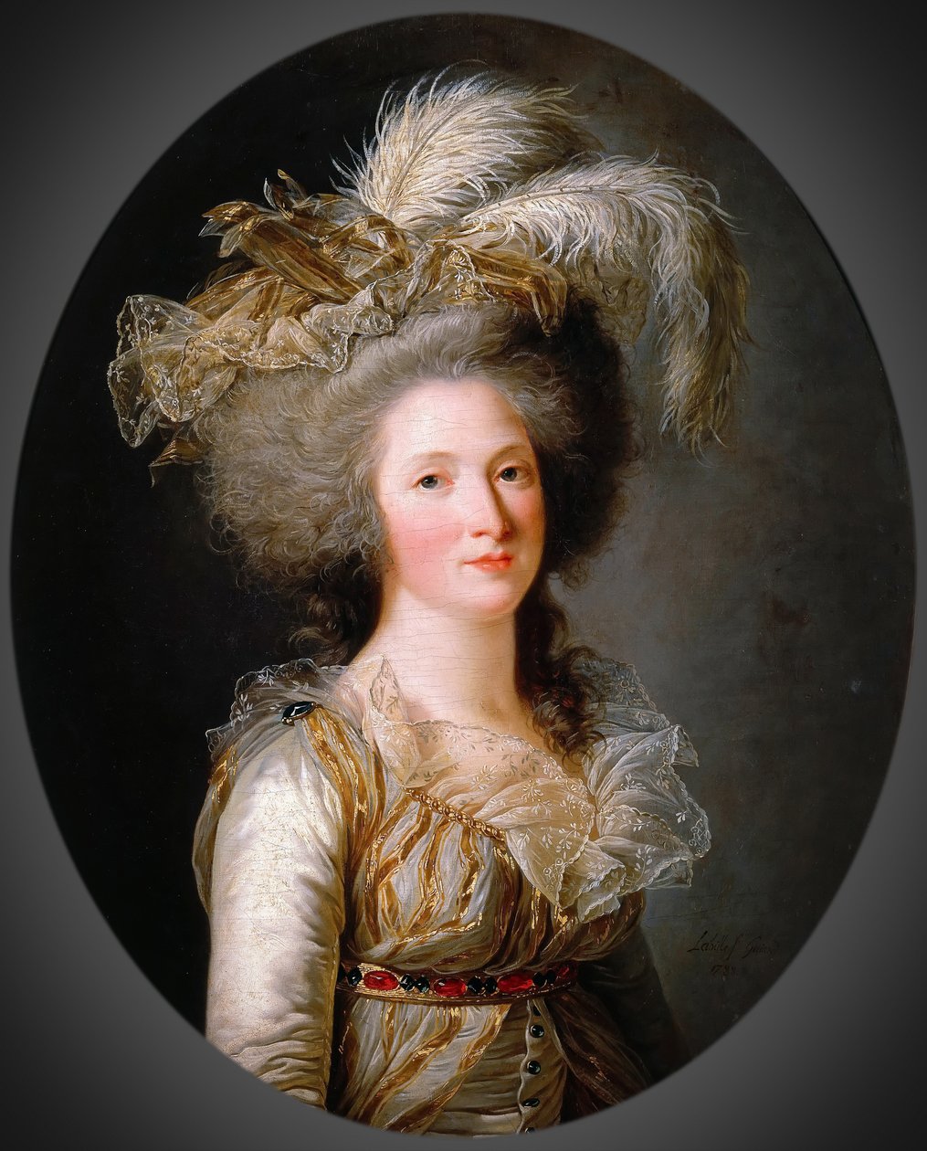 Elisabeth Filippiinien Marie Helene de Bourbon tekijältä Adelaide Labille Guiard