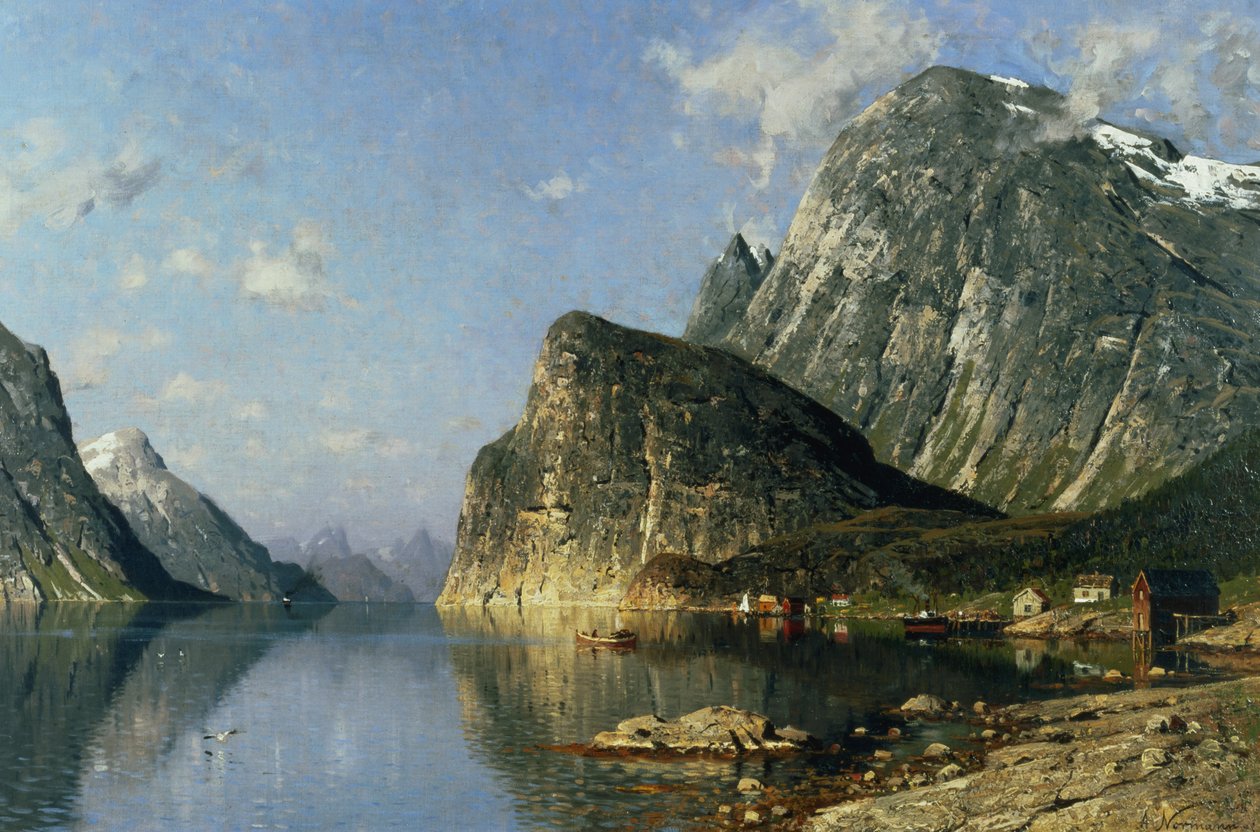 Sogne Fjord, Norja tekijältä Adelsteen Normann