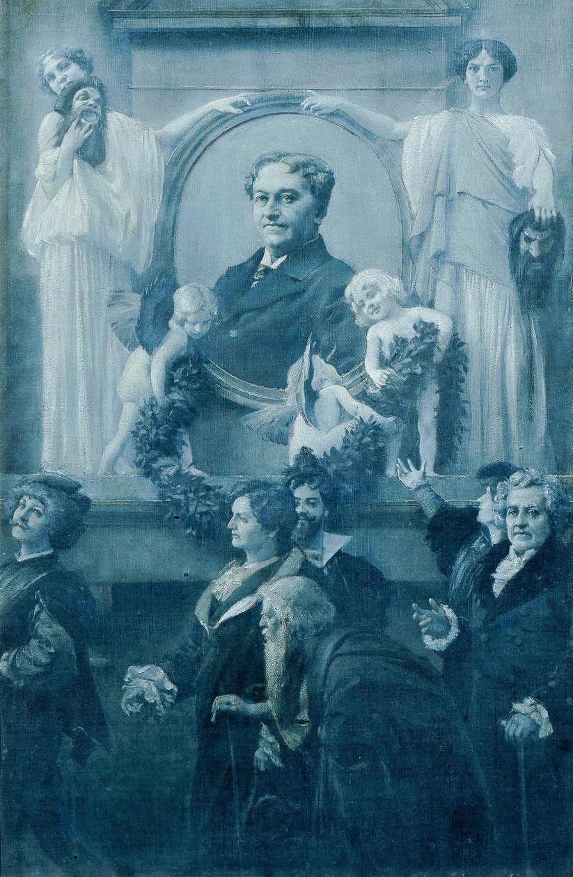 Hovinäyttelijä Ernst Hartmann tekijältä Adolf Hiremy Hirschl