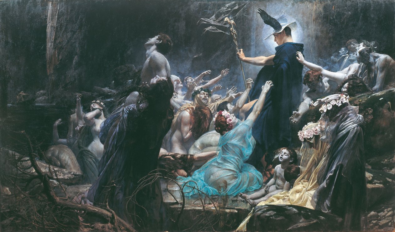 Acheronin sielut, 1898 tekijältä Adolf Hiremy Hirschl