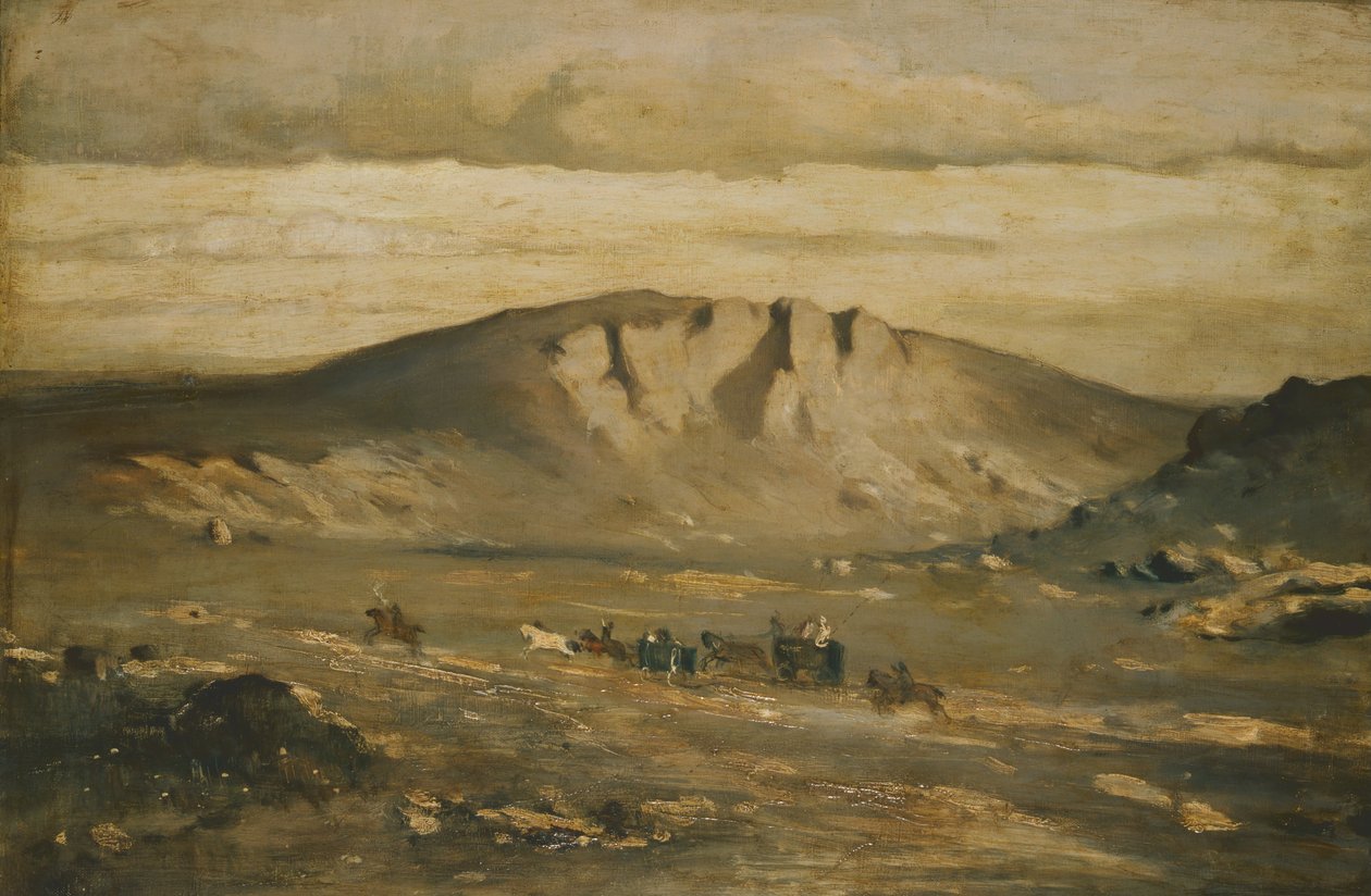 Yksinäinen maisema (Talonpoikien häät) tekijältä Adolf Kosárek