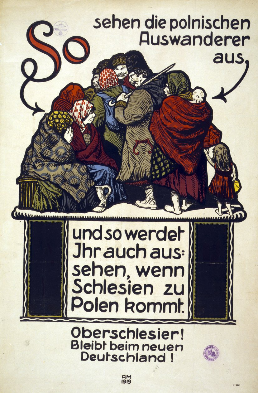 Saksalainen Puolan vastainen juliste tekijältä Adolf Munzer