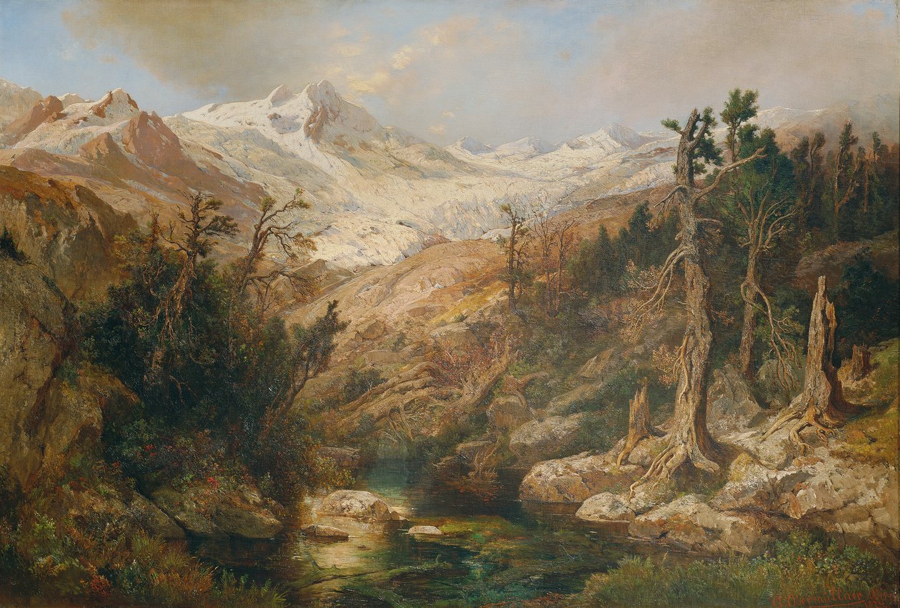 Rauriser Goldberggletscher tekijältä Adolf Obermüllner