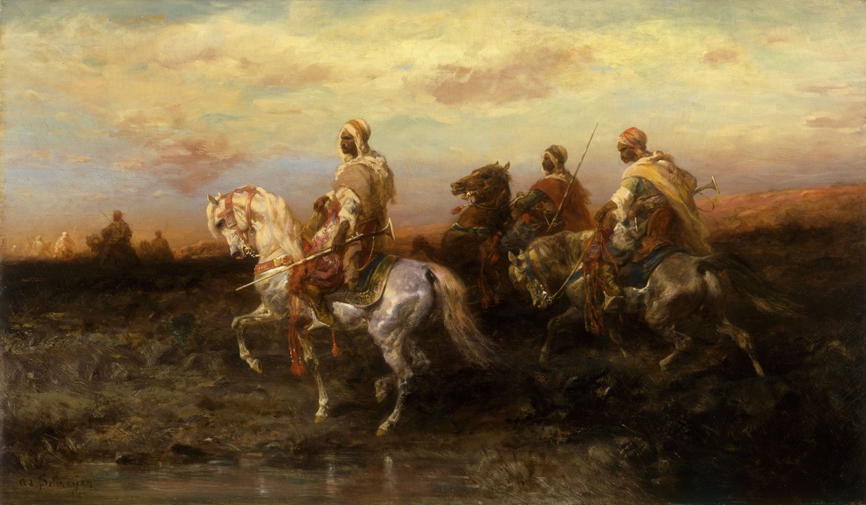 Arabialaiset ratsasmiehet, tekijältä Adolf Schreyer