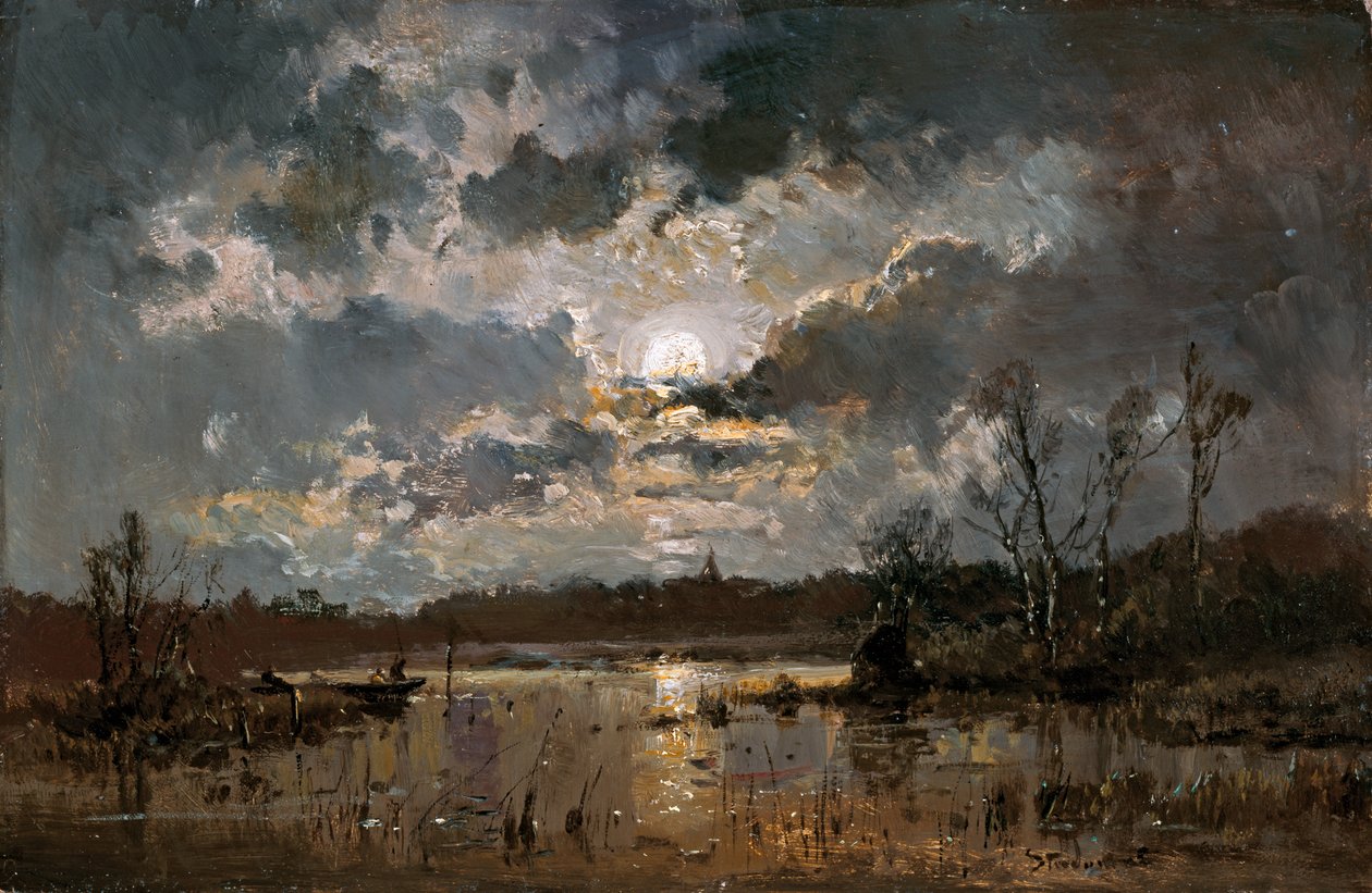 Kuunvalo järvellä tekijältä Adolf Stademann