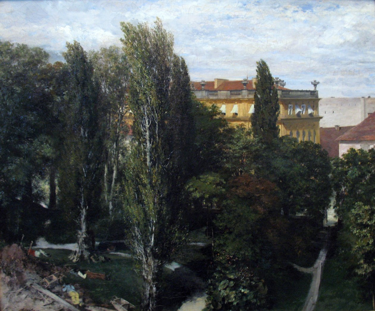 Palaisgarten des Prinzen Albrecht tekijältä Adolph Menzel