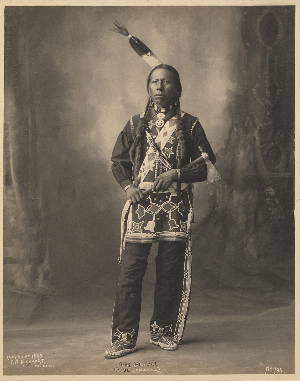 Chas. Biddle, Otoe (Omaha) tekijältä Adolph F. Muhr