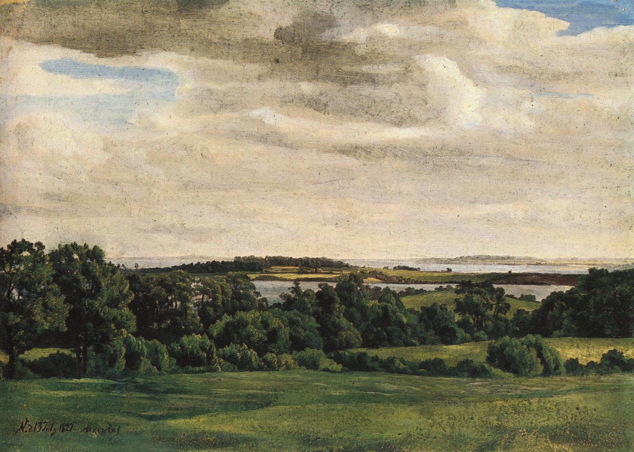 Saksa: Holsteinische Landschaft tekijältä Adolph Friedrich Vollmer