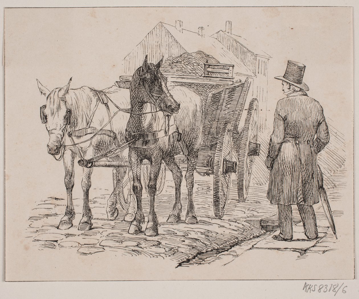 Roskamiehen hevonen tekijältä Johan Adolph Kittendorff