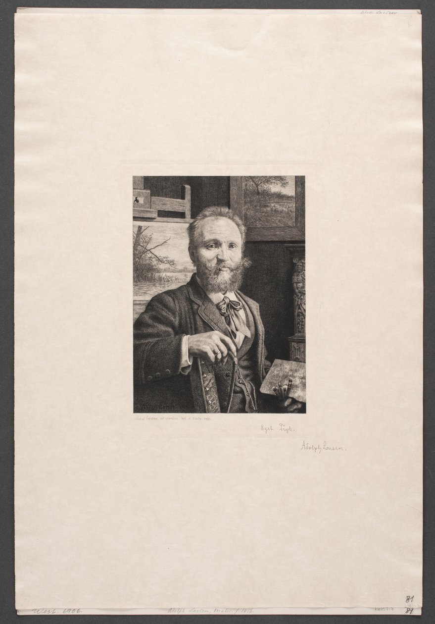 Omakuva tekijältä Adolph Larsen