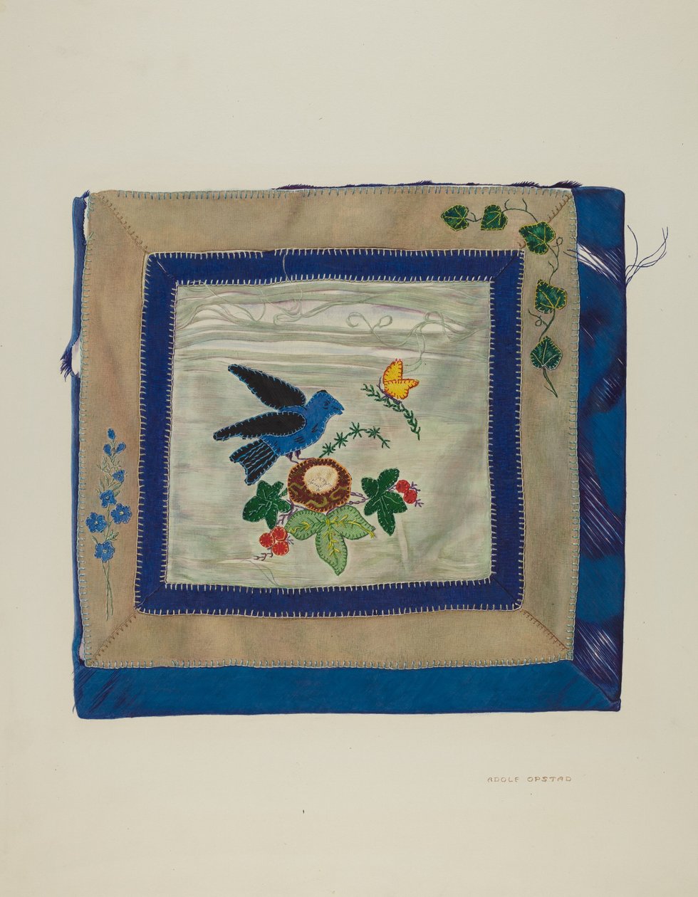 Päällinen Yksityiskohta Bluebirdistä, n. 1941. tekijältä Adolph Opstad