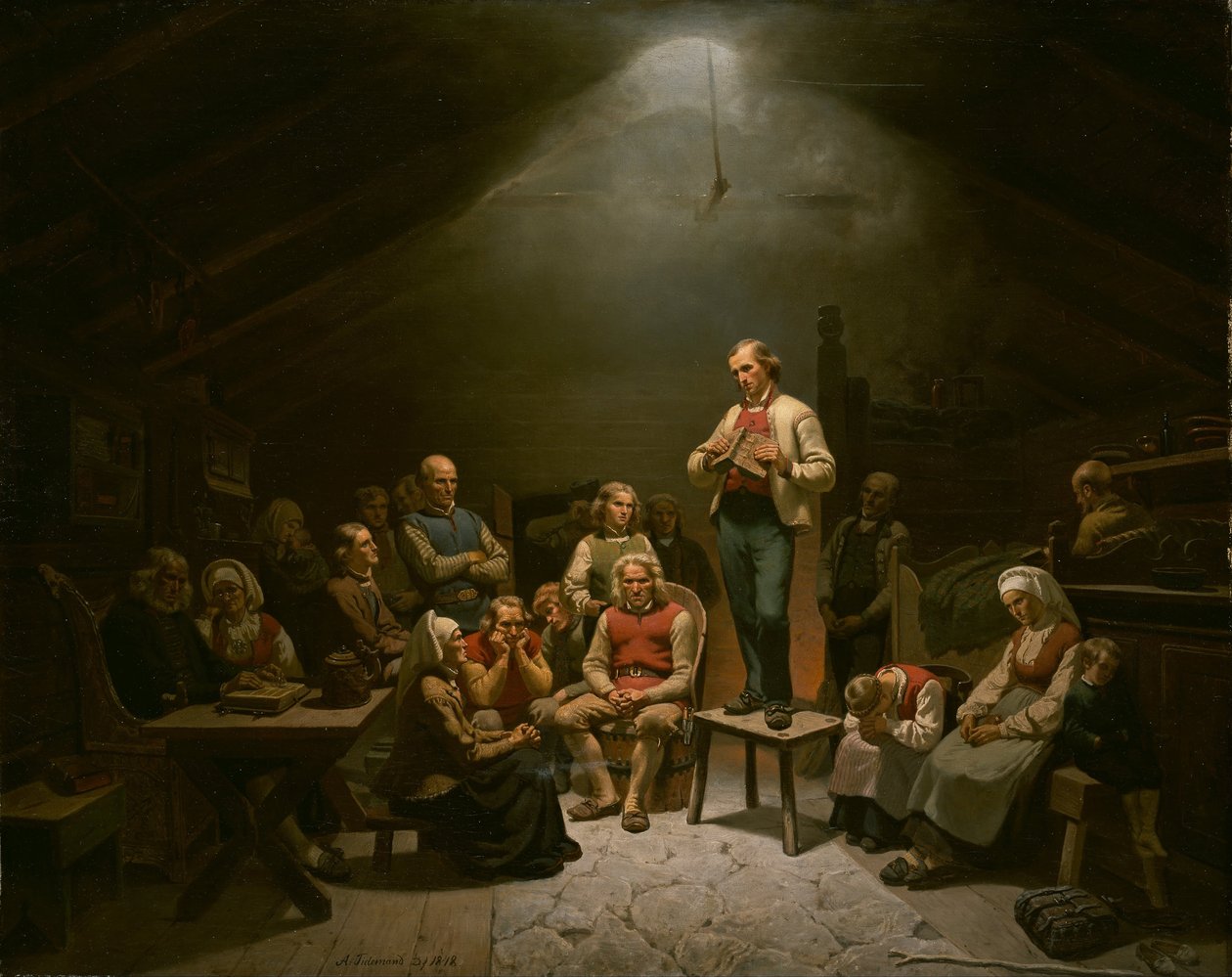 Haugianere tekijältä Adolph Tidemand