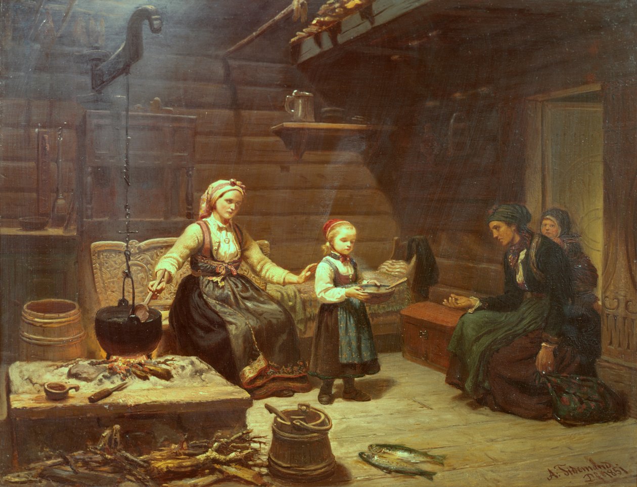 Kerjäläinen tekijältä Adolph Tidemand