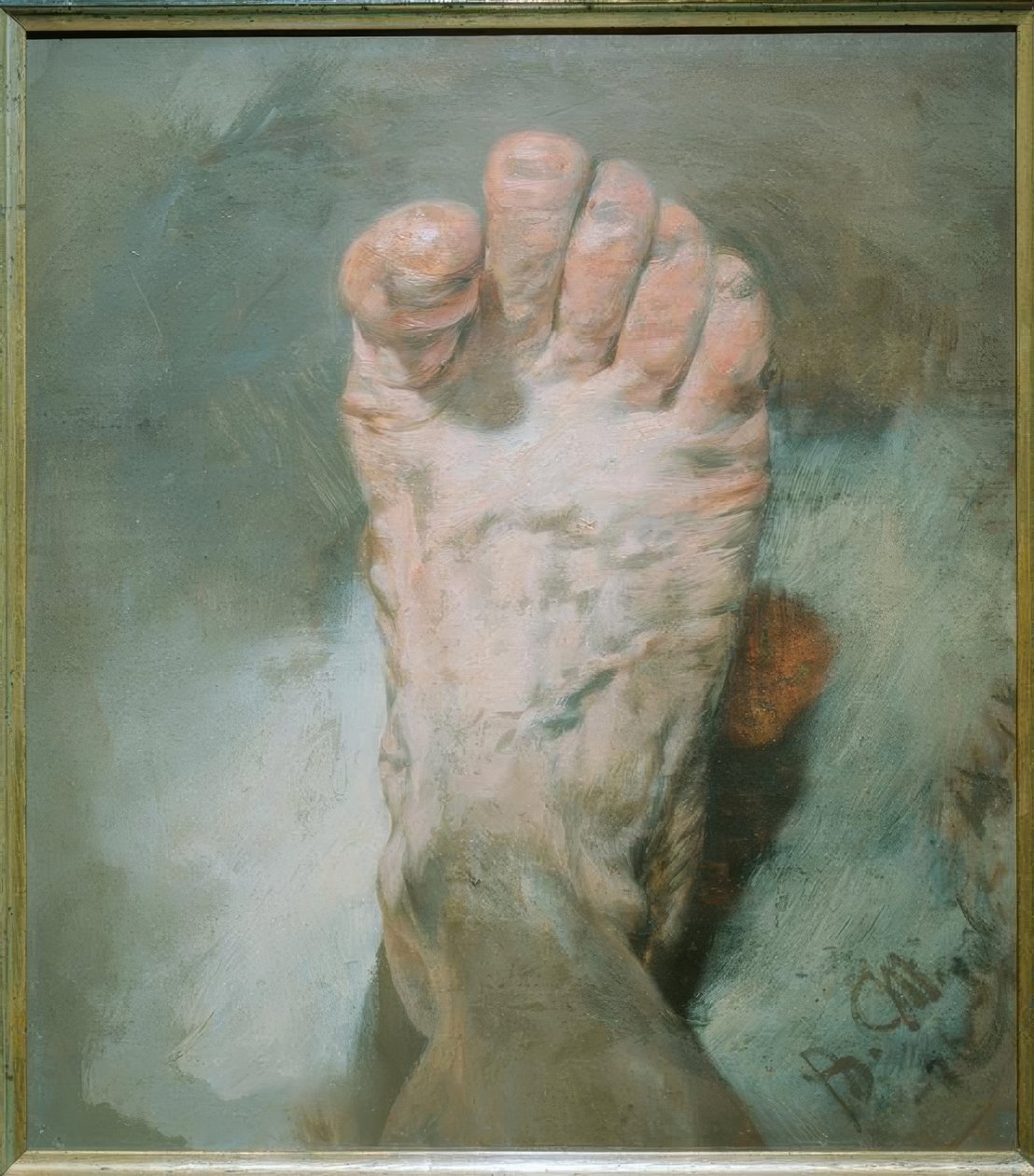 Der Fuß des Künstlers tekijältä Adolph Menzel