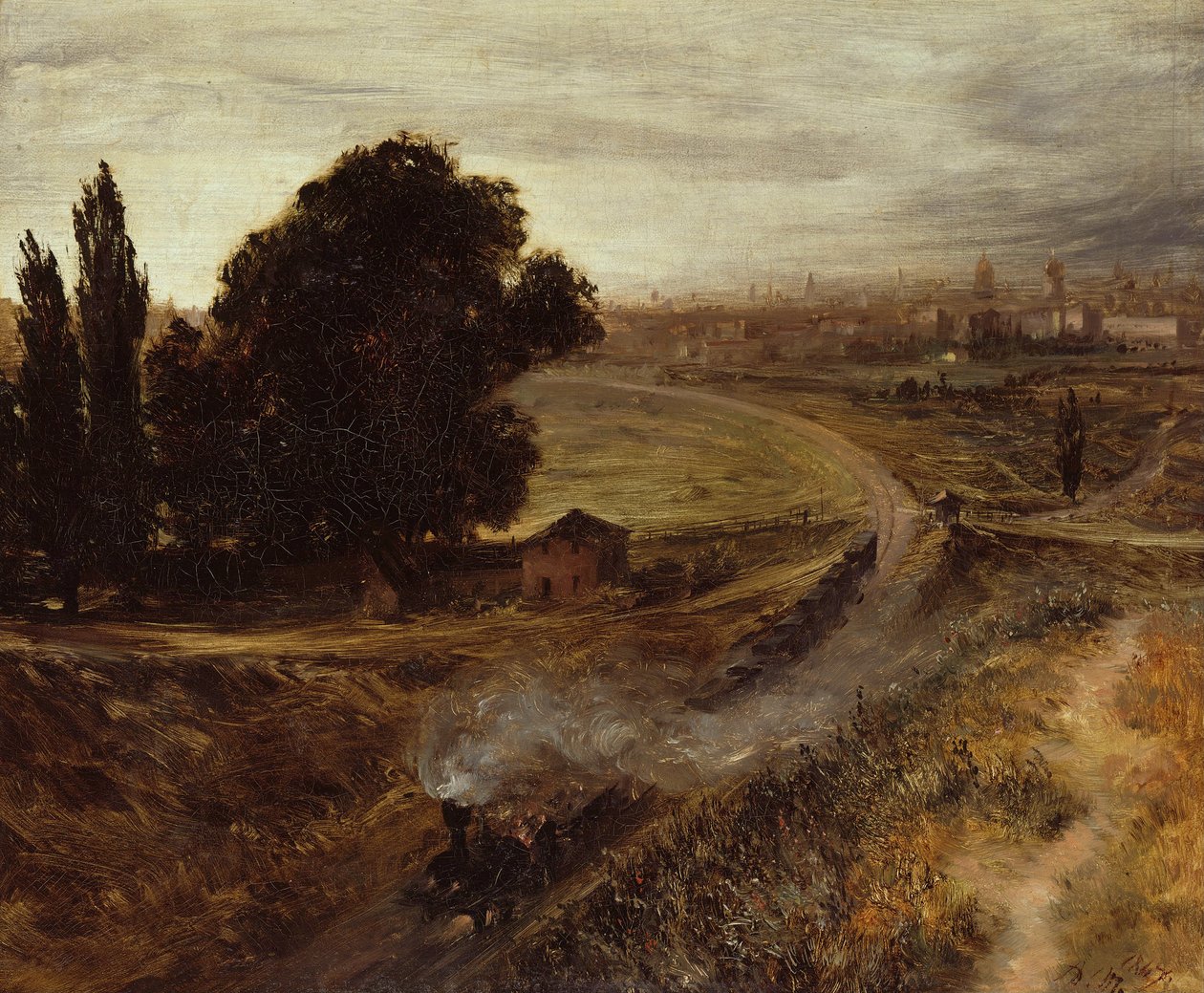 Berliini-Potsdamer Bahn tekijältä Adolph Menzel