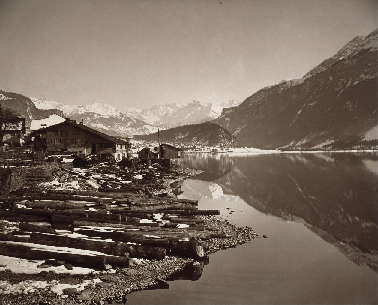 Brienzin järvi tekijältä Adolphe Braun