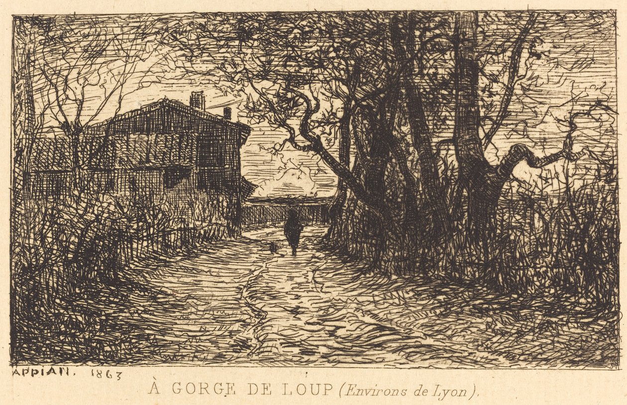 Gorge de Loupissa tekijältä Adolphe Appian