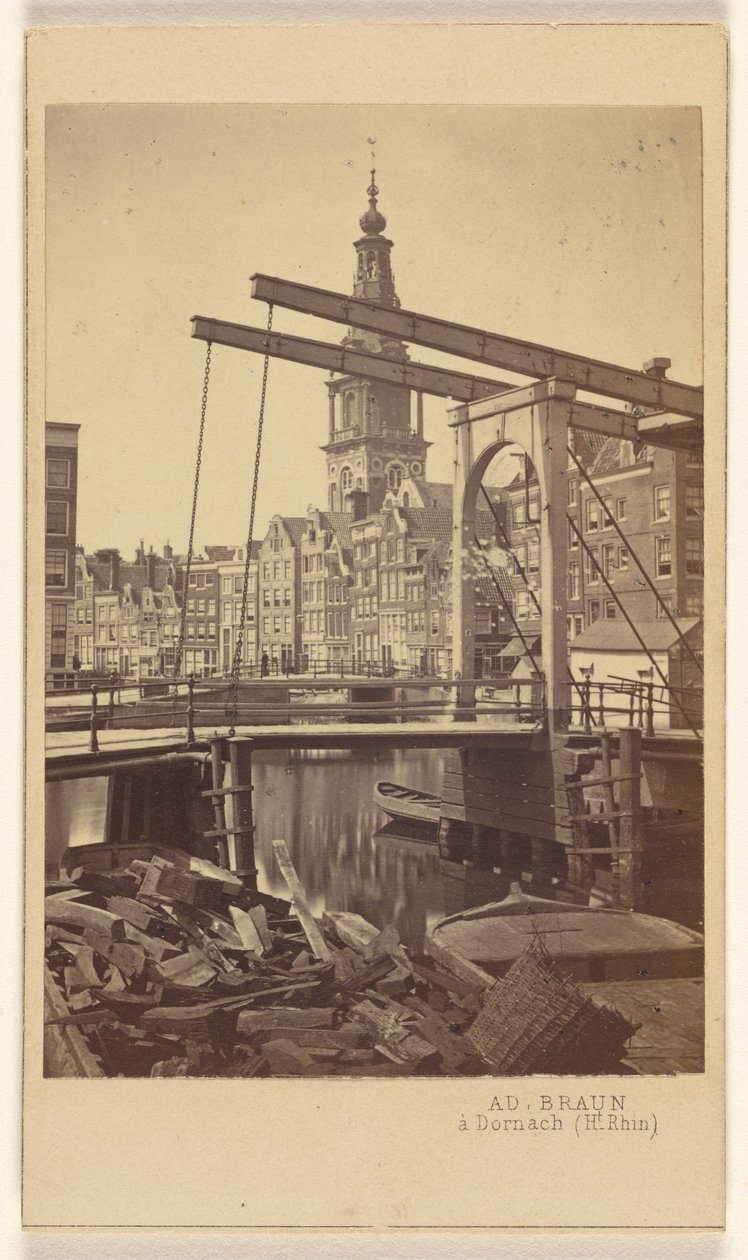 Amsterdam. Quai Raamgracht. tekijältä Adolphe Braun