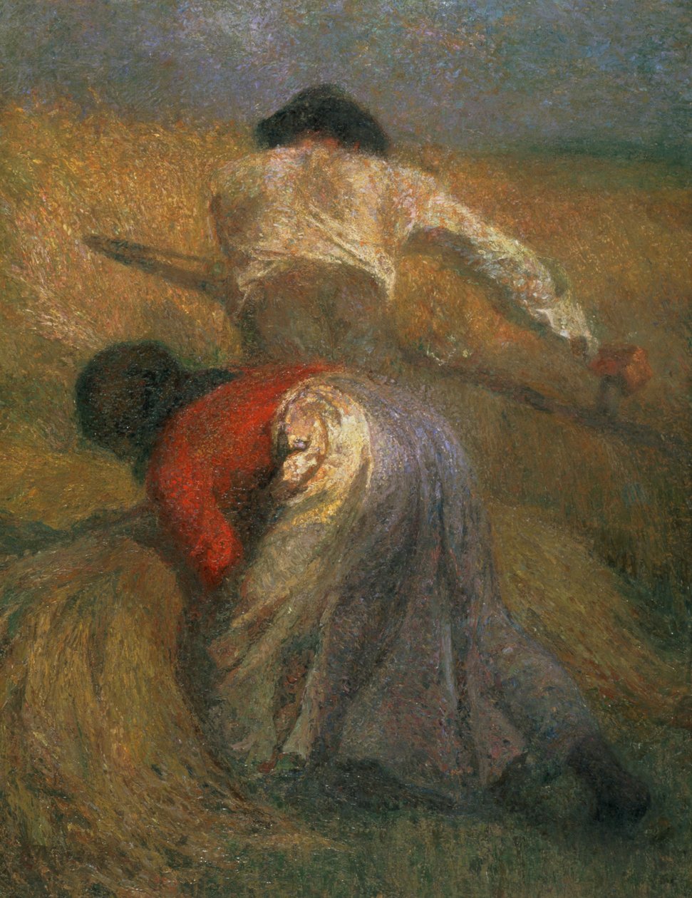Sadonkorjuu tekijältä Adolphe Joseph Thomas Monticelli