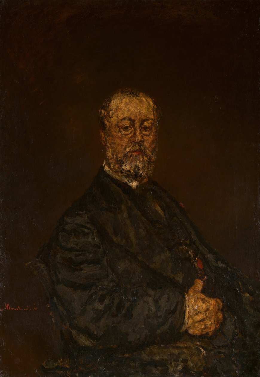 Monsieur Roulandin muotokuva, n. 1875. tekijältä Adolphe Monticelli