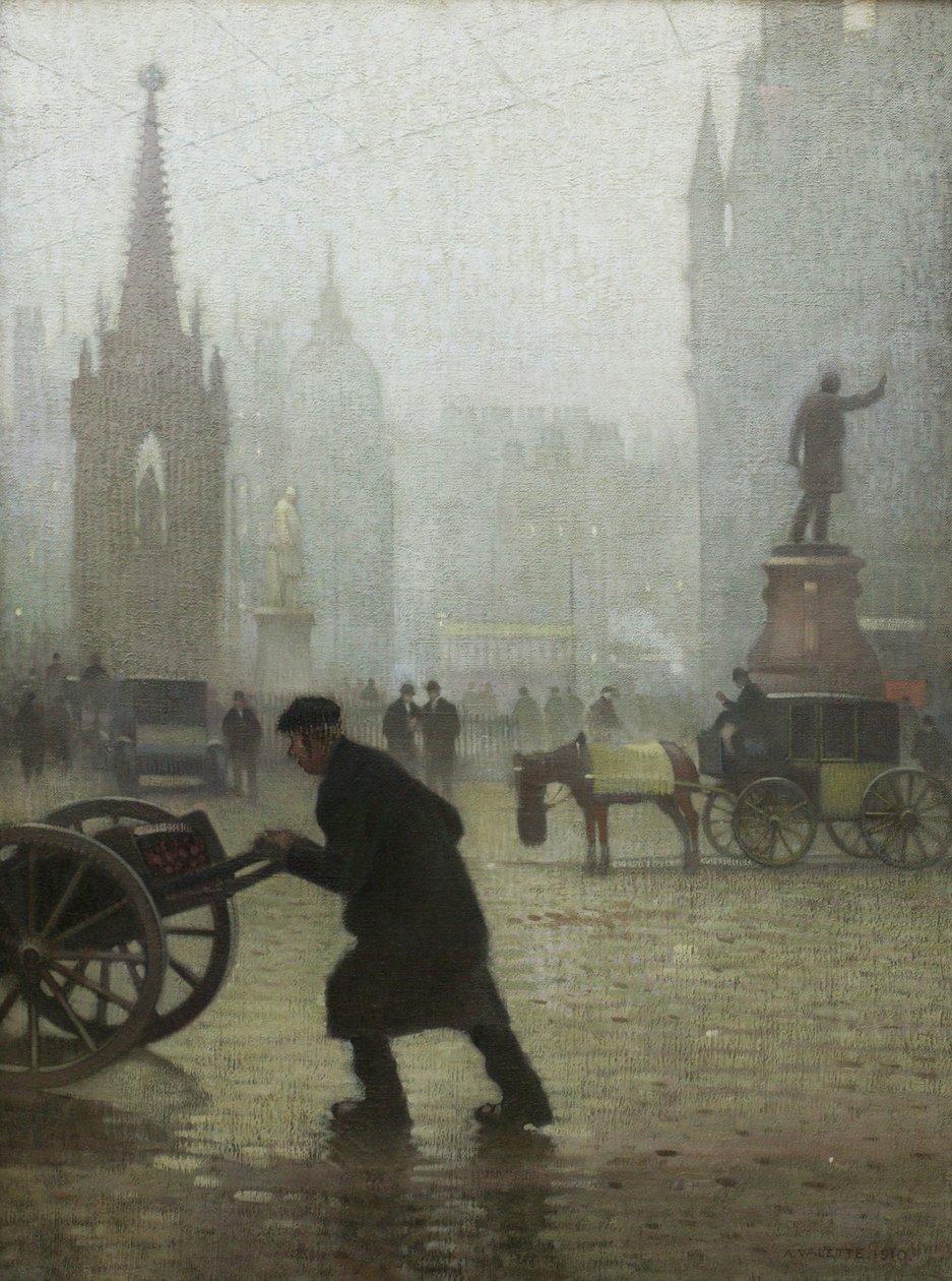 Albert Square, Manchester tekijältä Adolphe Valette