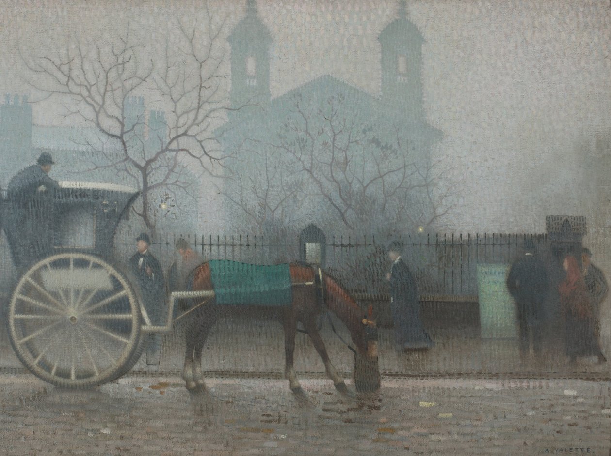 Hansom Cab All Saintsissä tekijältä Adolphe Valette