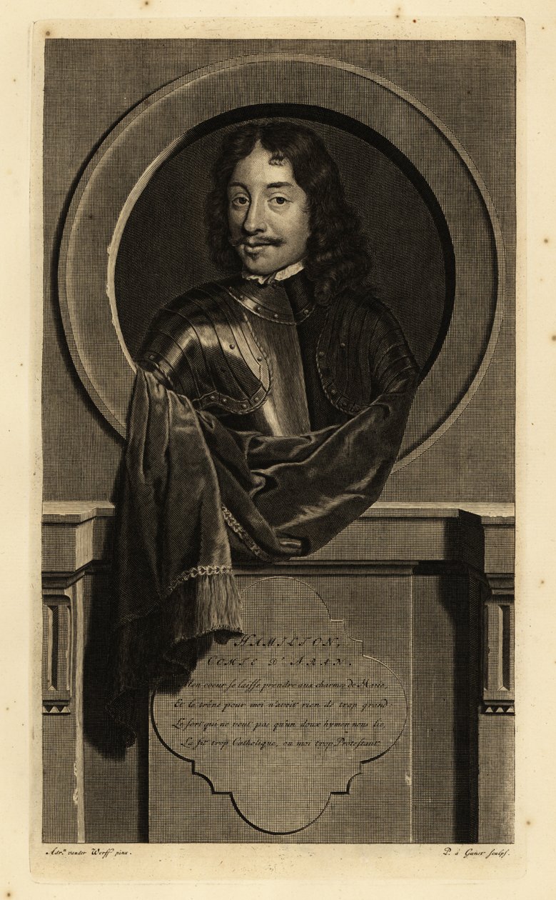James Hamilton tekijältä Adriaan van der (after) Werff