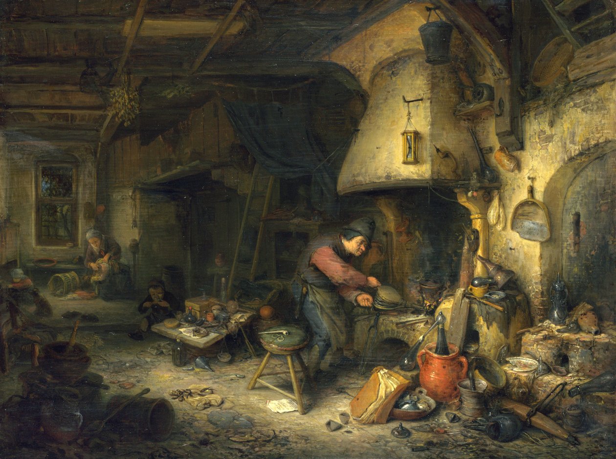 Alkemisti tekijältä Adriaen Jansz. van Ostade