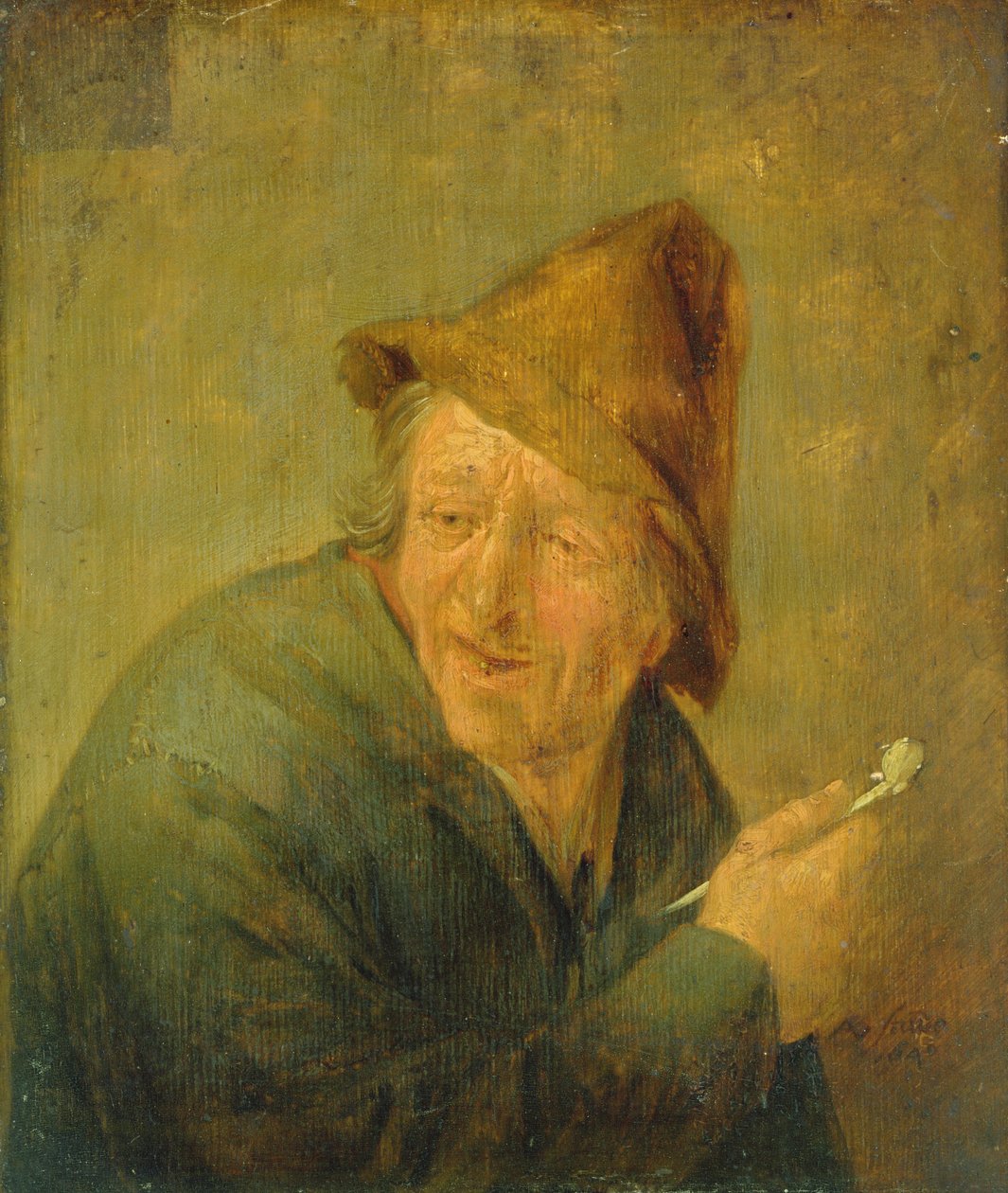 Savustaja, 1640 (öljy tammilaudalle) tekijältä Adriaen Jansz. van Ostade