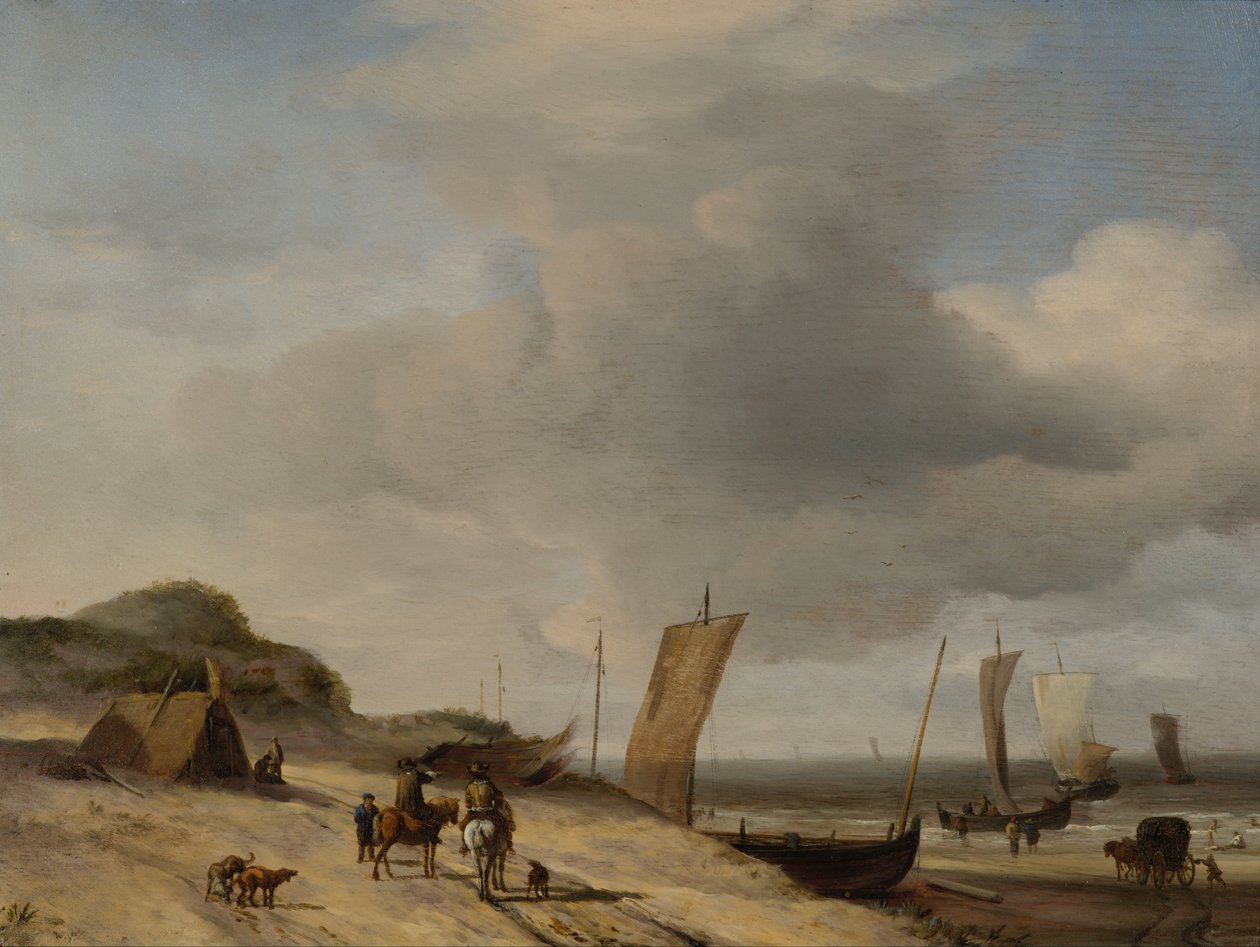 Scheveningenin dyynit tekijältä Adriaen van de Velde