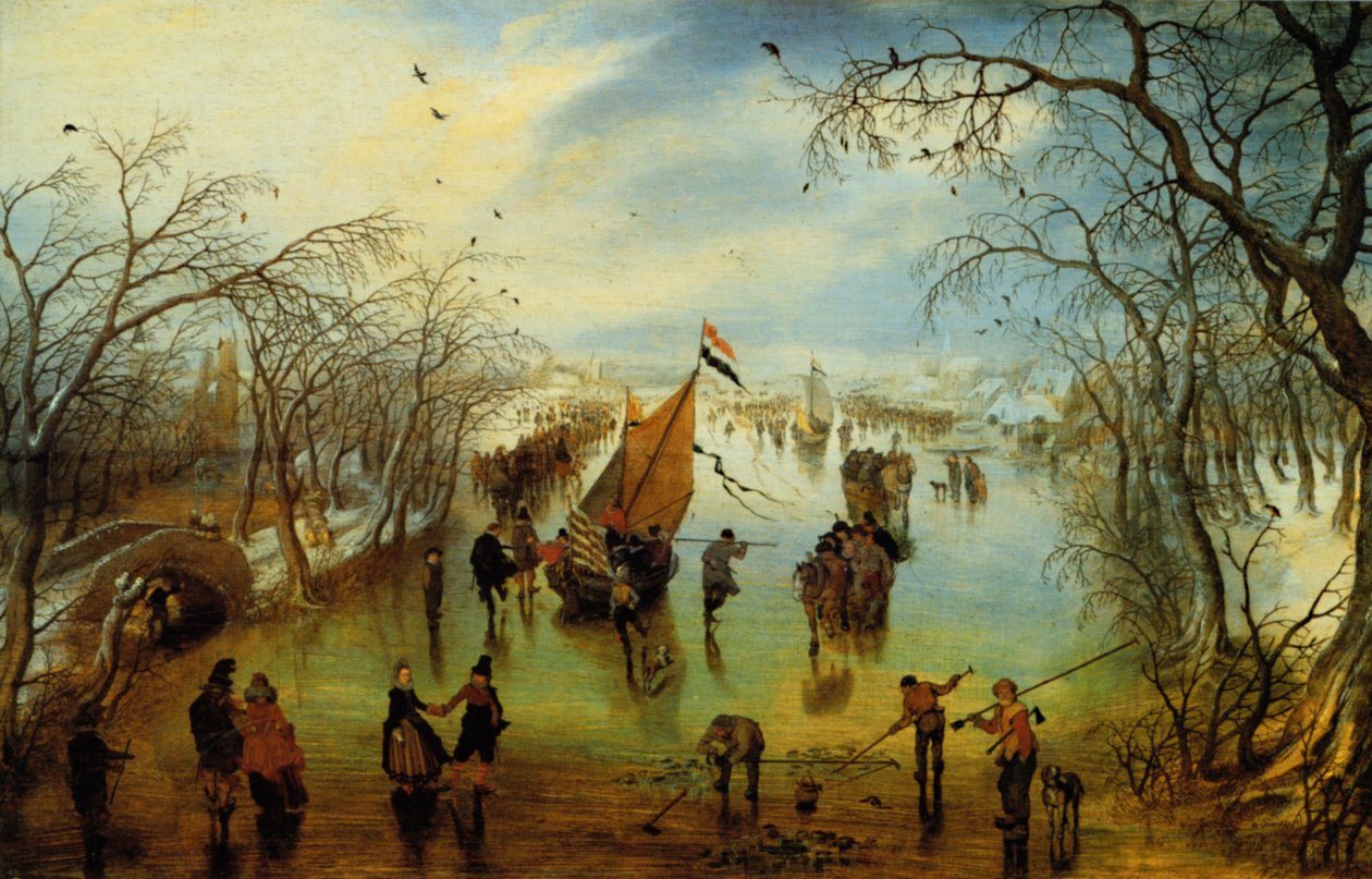 Der Winter tekijältä Adriaen van de Venne
