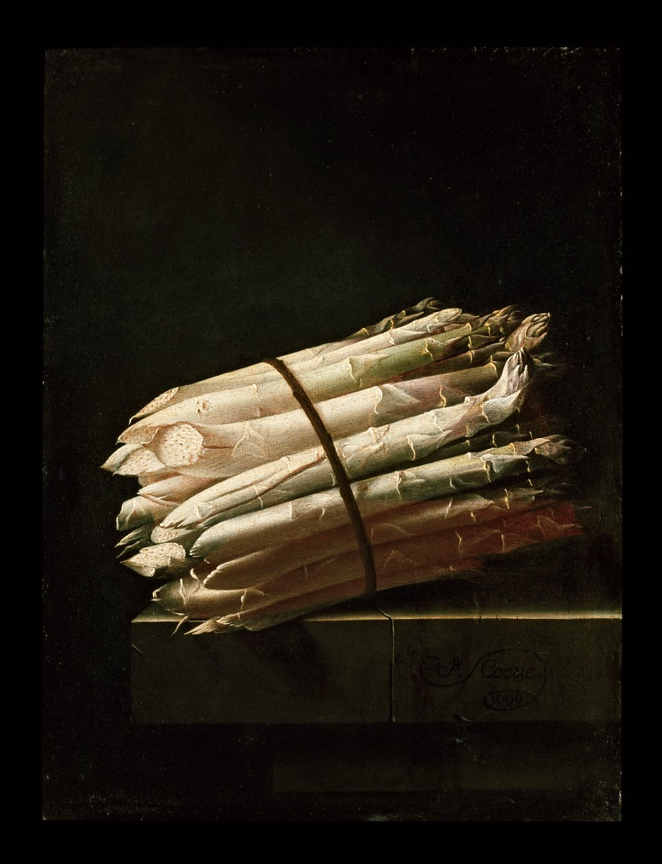 Parsan asetelma, 1699 tekijältä Adrian Coorte