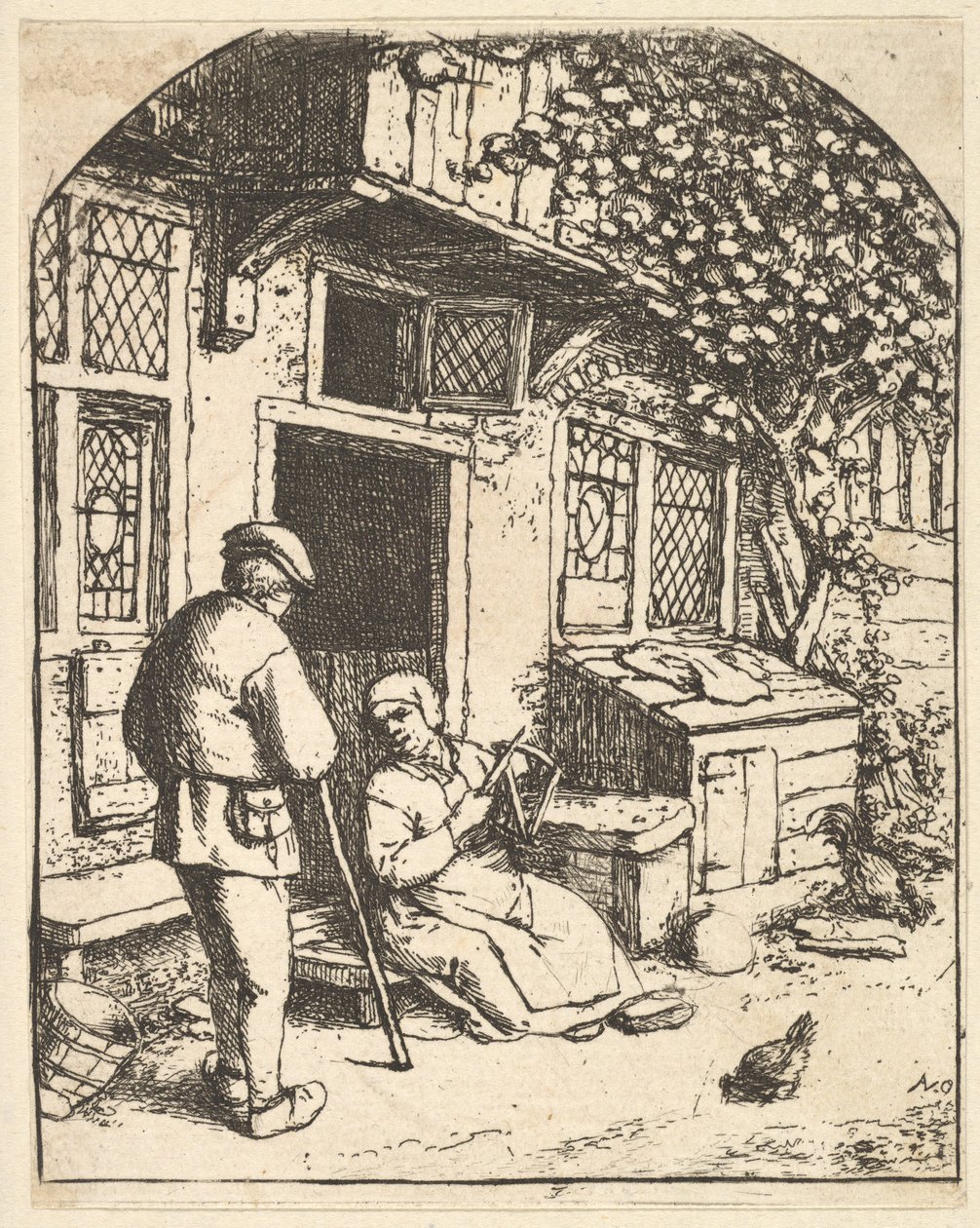 Winder, 1610-85. tekijältä Adriaen Jansz. van Ostade