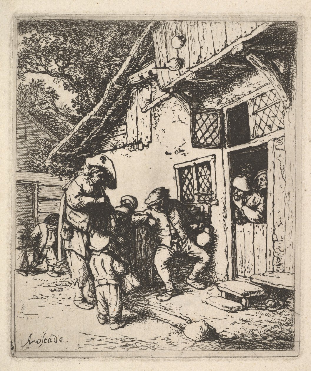 Kiertelevät muusikot, 1610-85. tekijältä Adriaen Jansz. van Ostade