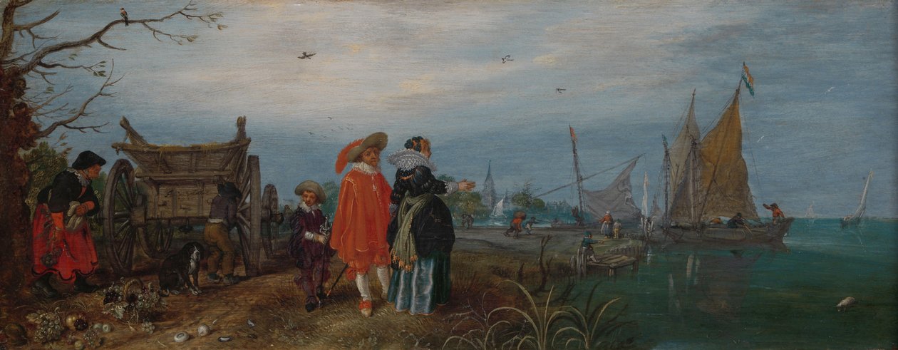 Syksy (keskustelu) tekijältä Adriaen Pietersz van de Venne