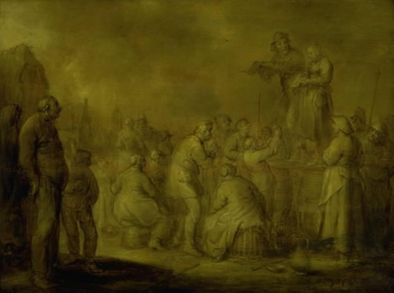 Cantants de carrer finès tekijältä Adriaen Pietersz. van de Venne