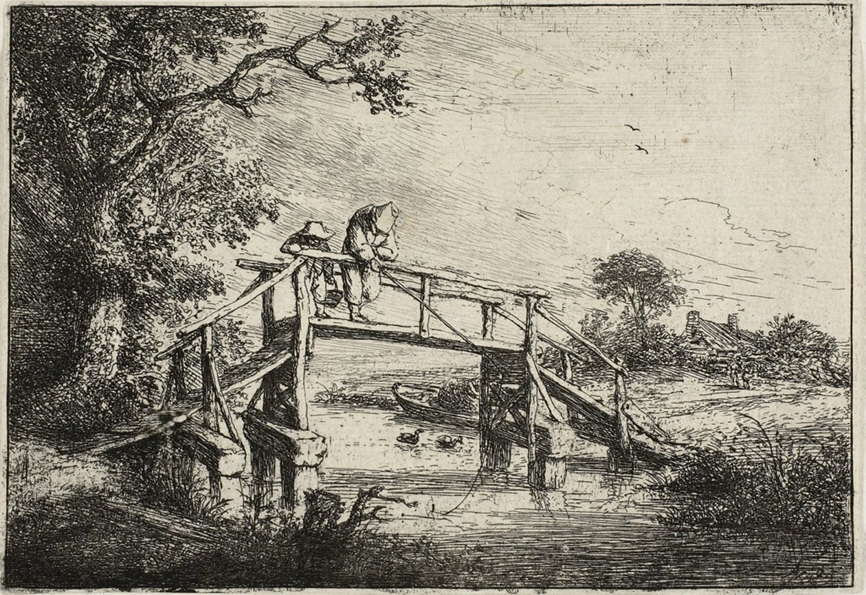 Kalastajat tekijältä Adriaen van Ostade