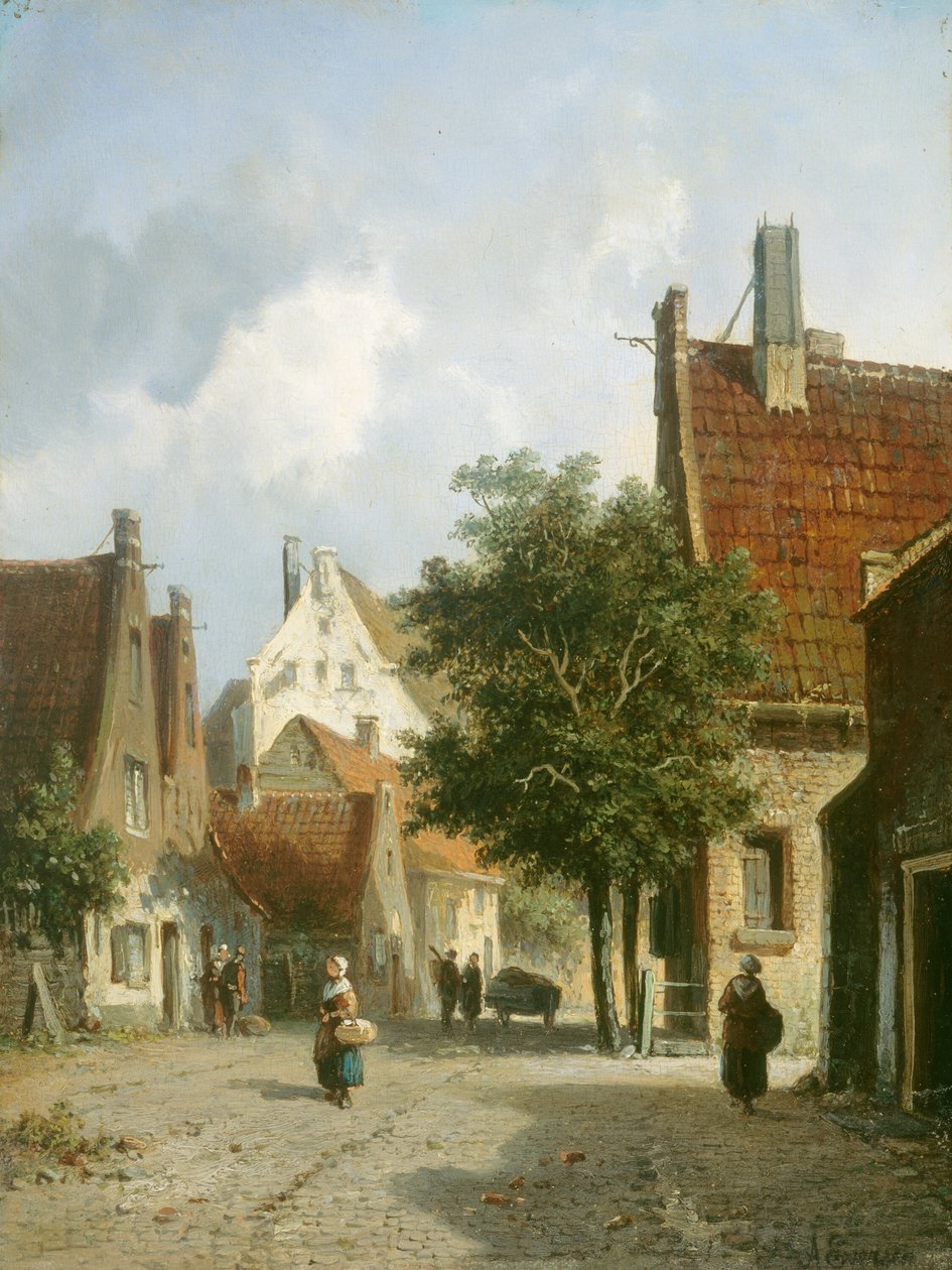 Amsterdamin katukuvaus tekijältä Adrianus Eversen
