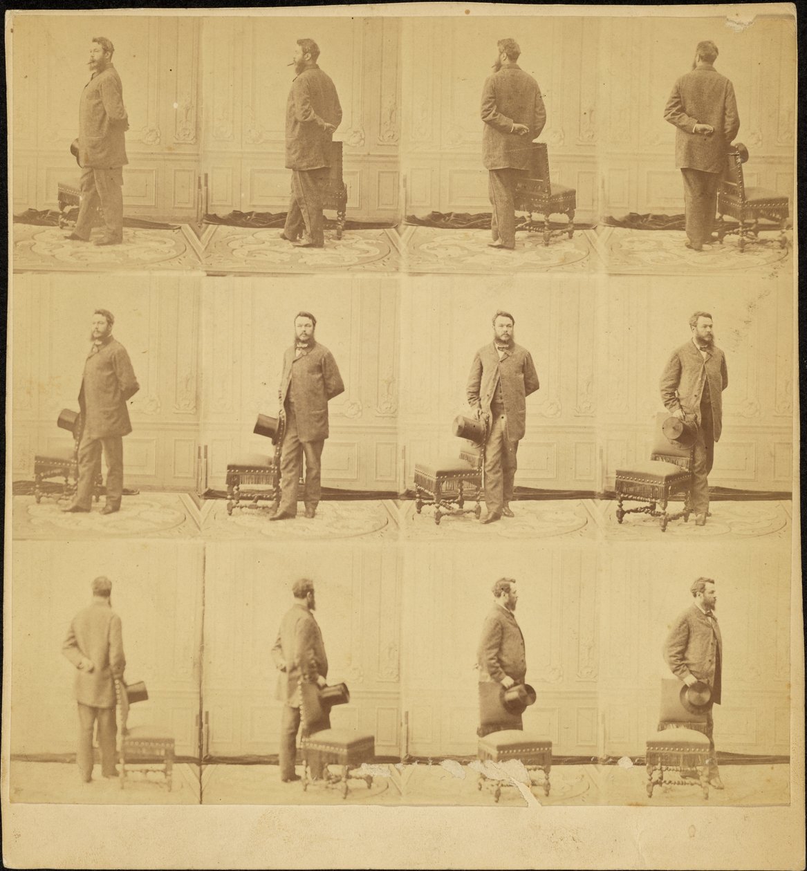Adrien Tournachon (1825-1903), Omakuva, useita kuvia. tekijältä Adrien Tournachon