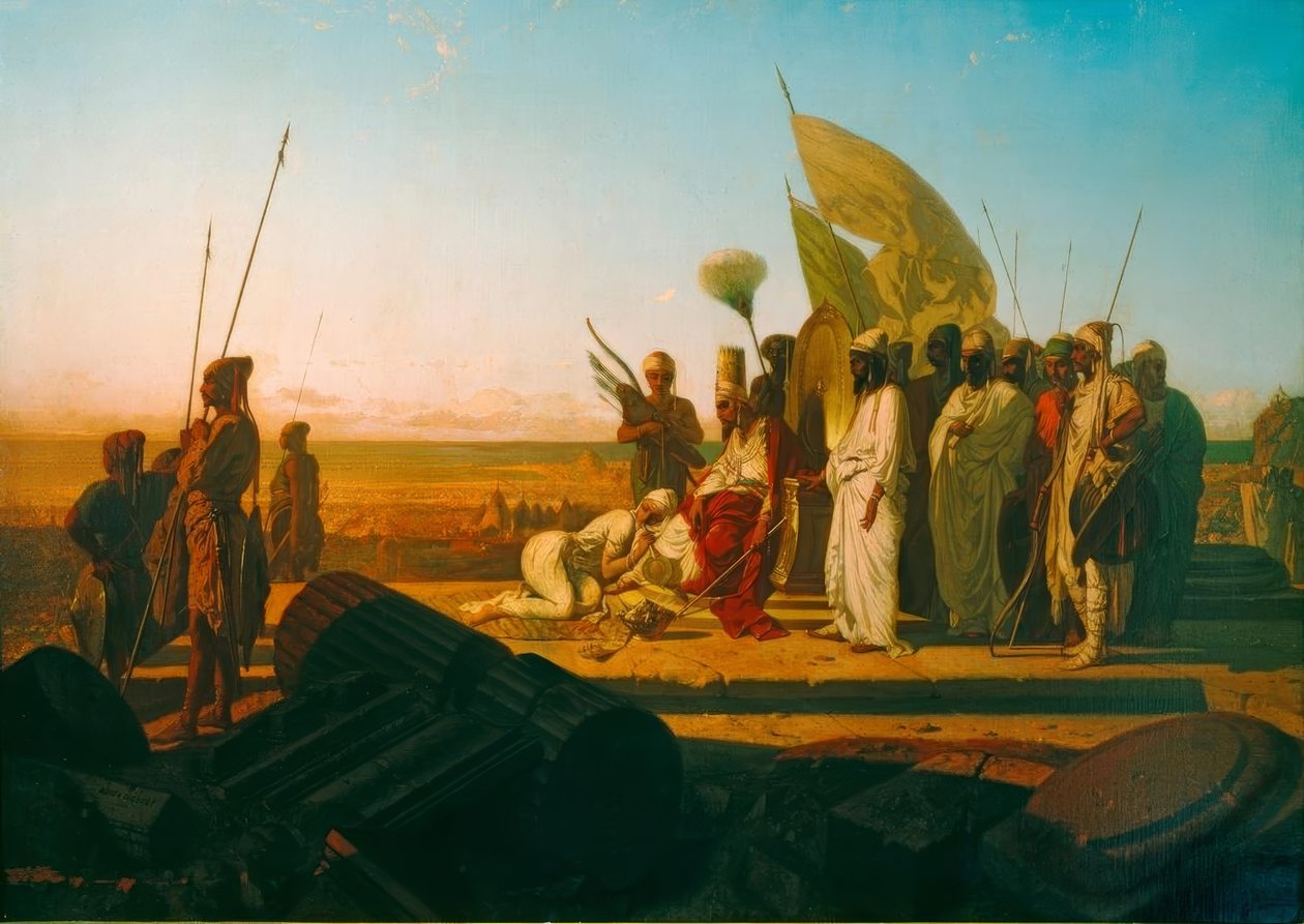 Xerxes am Hellespont tekijältä Jean Adrien Guignet