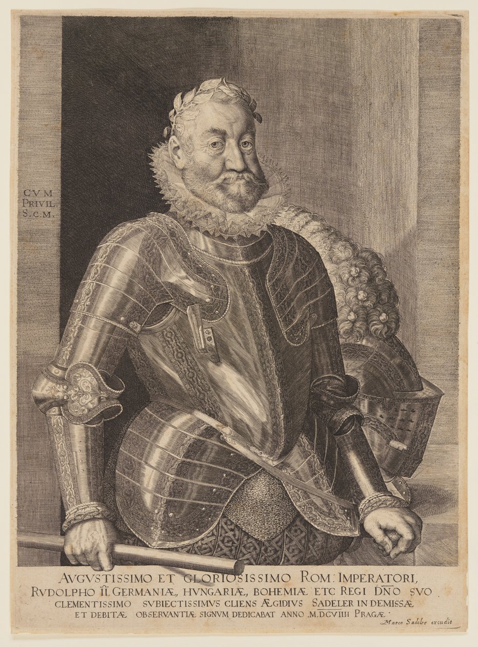 Rudolph II, Pyhän saksalais-roomalaisen keisari tekijältä Aegidius Sadeler II