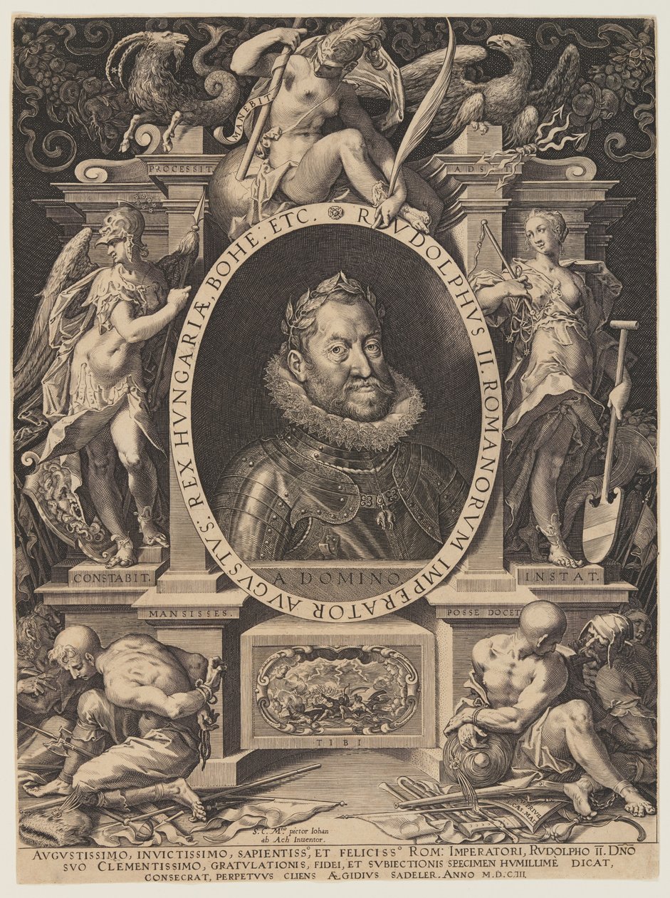 Keisari Rudolf II tekijältä Aegidius Sadeler II
