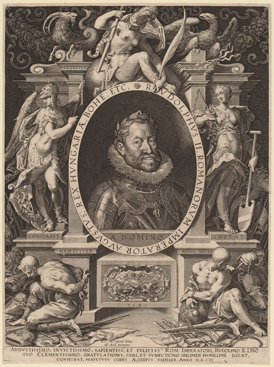 Rudolf II tekijältä Aegidius Sadeler II after Hans von Aachen