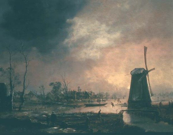 Talvimaisema tekijältä Aert van der Neer