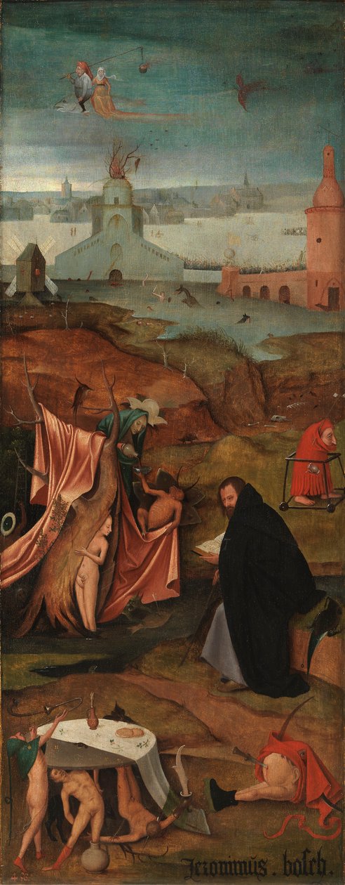 Pyhän Antoniuksen kiusaaminen tekijältä After Hieronymus Bosch