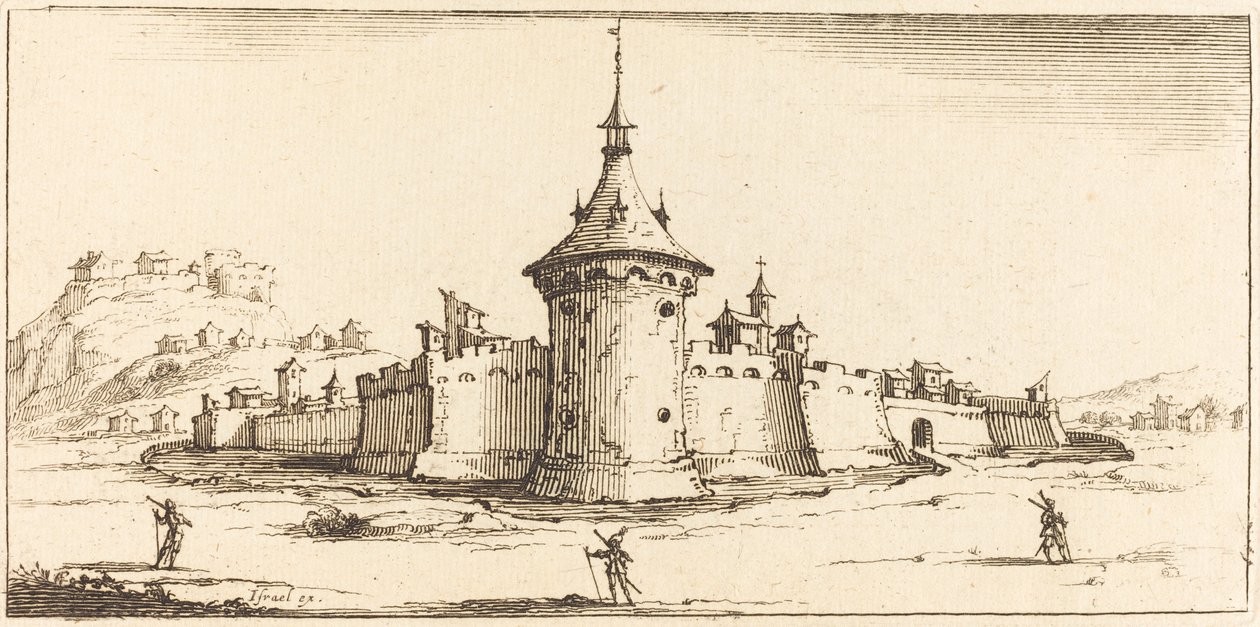Maisema tekijältä After Jacques Callot