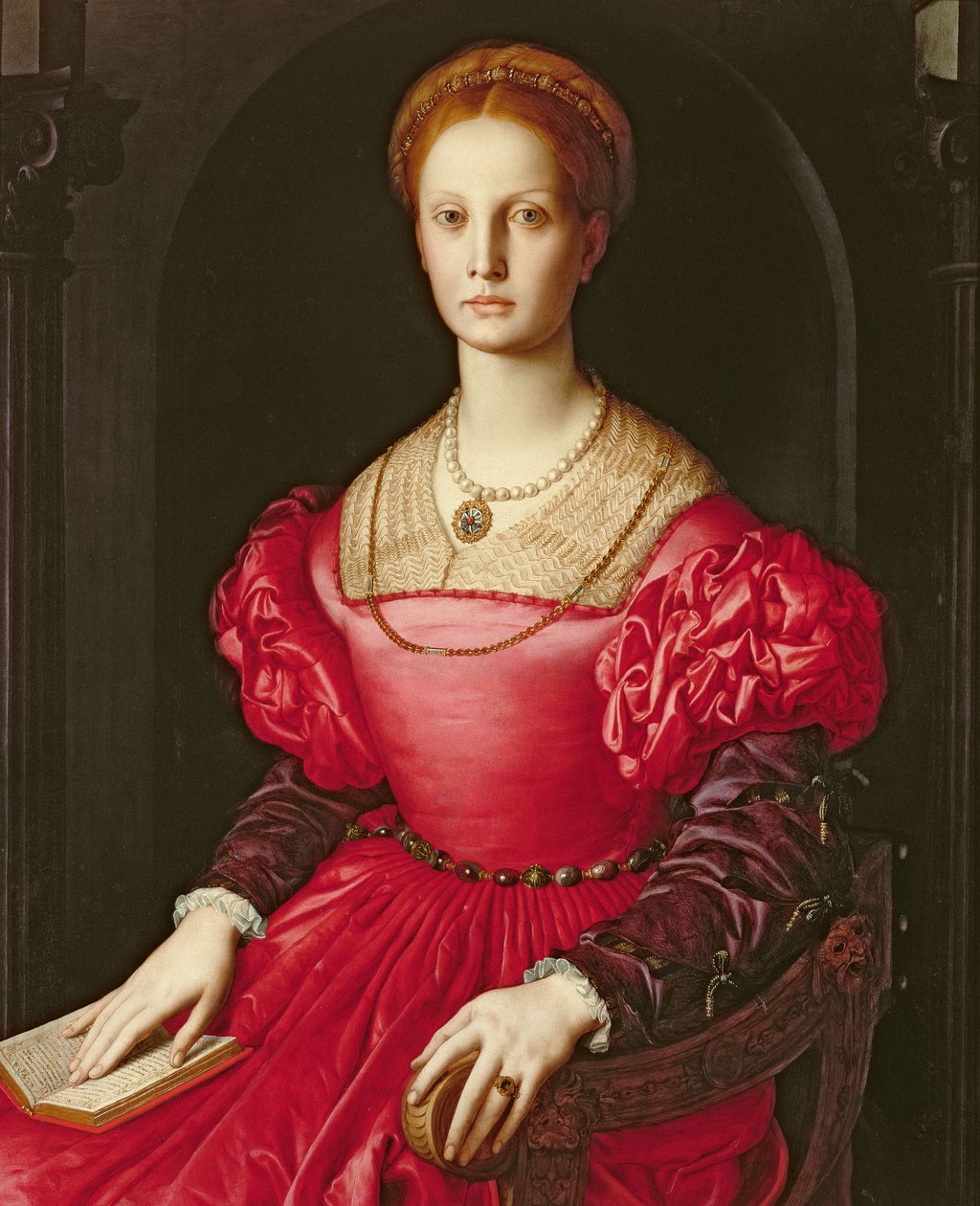 Lucrezia Panciatichi, n. 1540 tekijältä Agnolo Bronzino