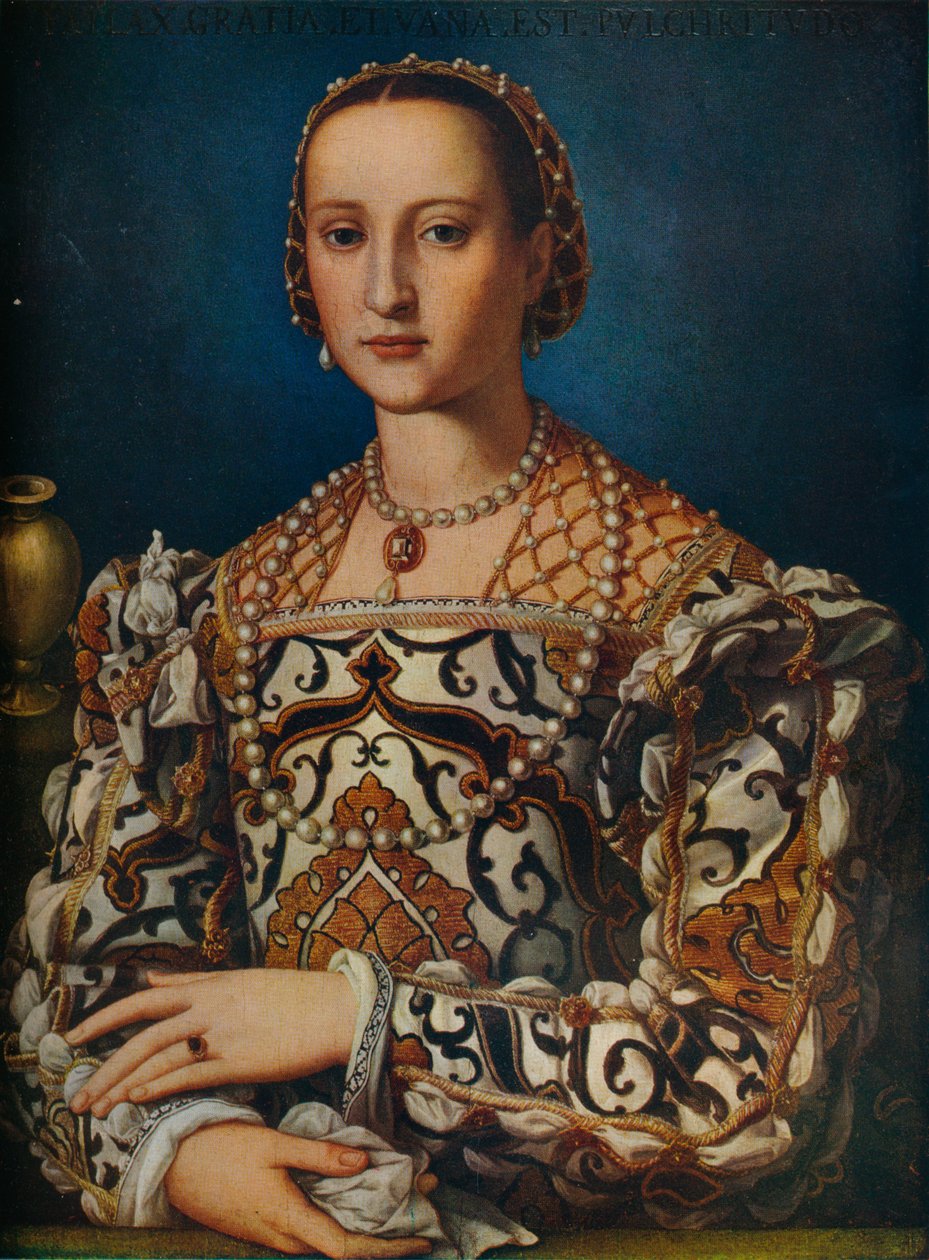 Eleanor of Toledo, c1562-1572, 1930. tekijältä Agnolo Bronzino