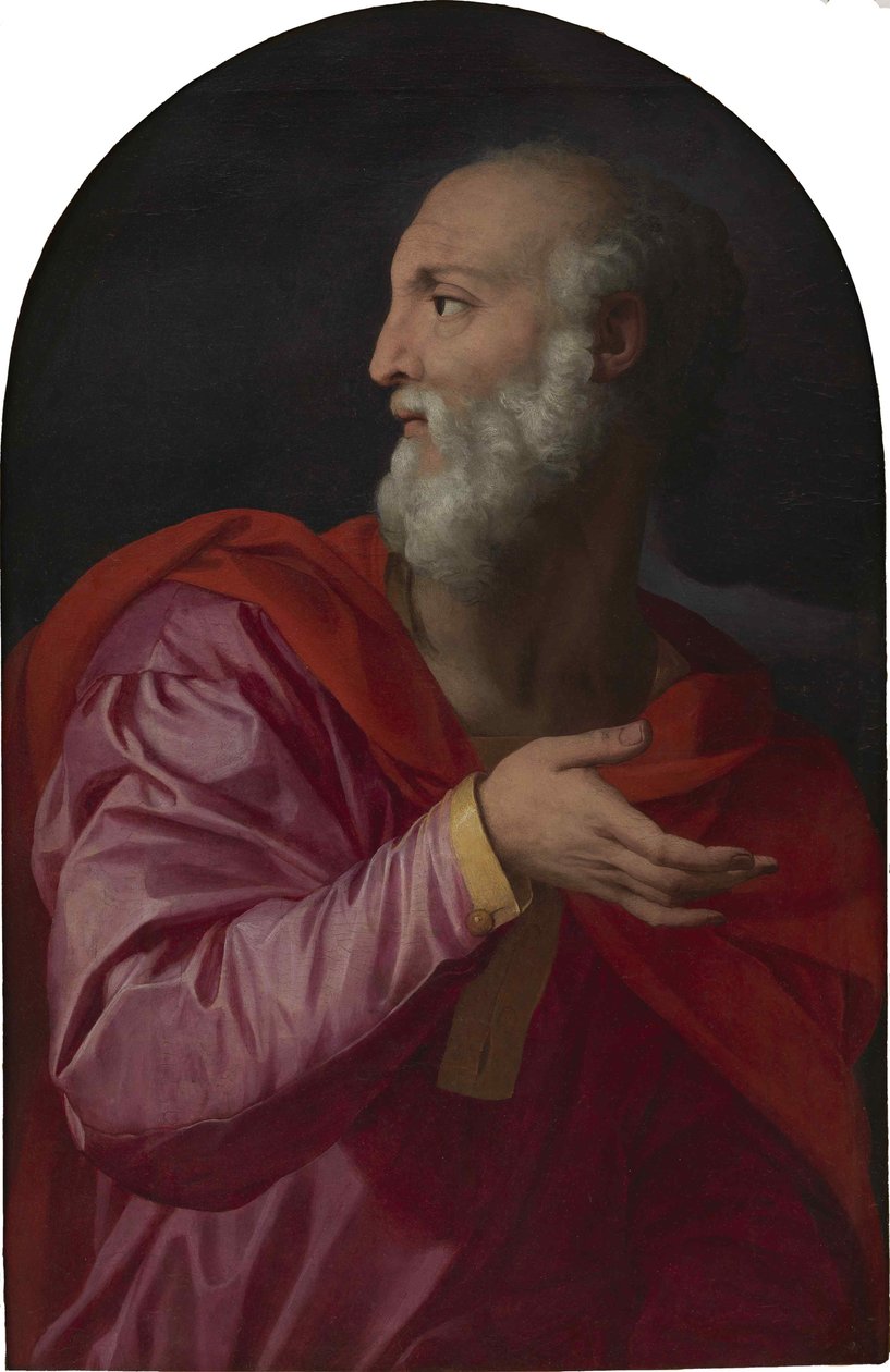 Pyhä Kosmas, n. 1544. tekijältä Agnolo Bronzino